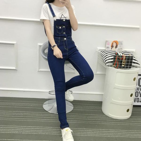 women's jumpsuits & rompers vintage korean style women pocket jumpsuit denim slim long pants bodycon high waist jeans solid color femme, Black;white
women's jumpsuits & rompers vintage korean style women pocket jumpsuit denim slim long pants bodycon high waist jeans solid color femme, Black;white