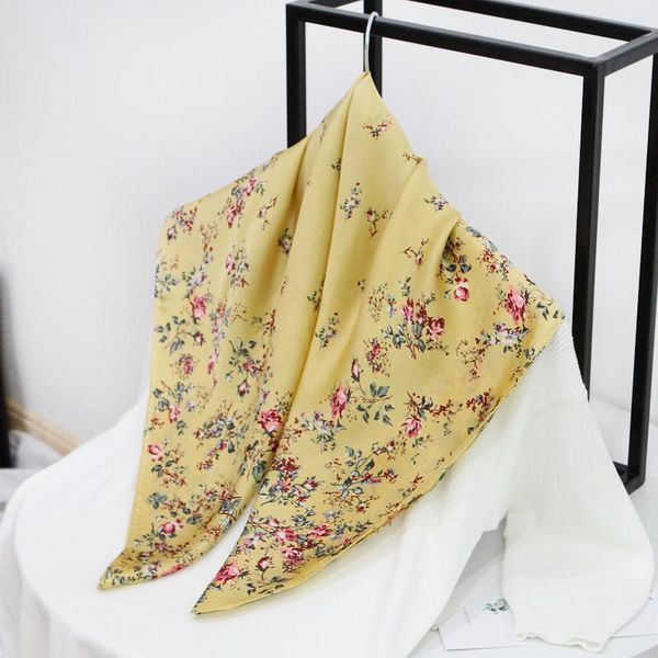 scarves 70*70cm floral print silk shawls wraps fashion neck scarf for women square headband cute handkerchief bandana head 2021, Blue;gray
scarves 70*70cm floral print silk shawls wraps fashion neck scarf for women square headband cute handkerchief bandana head 2021, Blue;gray