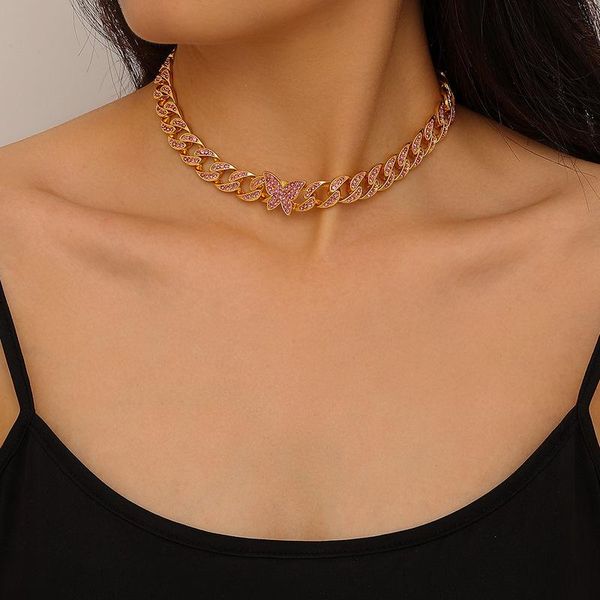 chokers bohemia sparkly rhinestone butterfly pendant necklace for women summer beach gold color chunky cuban chain necklaces, Golden;silver
chokers bohemia sparkly rhinestone butterfly pendant necklace for women summer beach gold color chunky cuban chain necklaces, Golden;silver