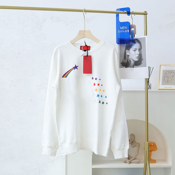 70% off g + qiuxin men's and same cotton terry rainbow meteor sweater loose round neck women's 092003, Black
70% off g + qiuxin men's and same cotton terry rainbow meteor sweater loose round neck women's 092003, Black