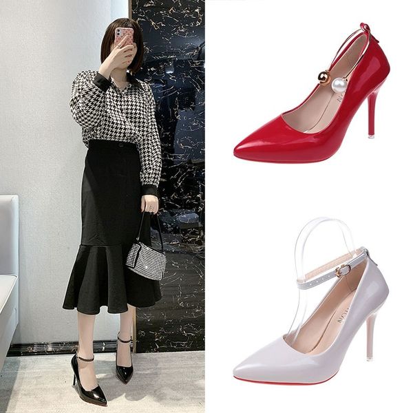 sandals 35-45 large size spring pearl stiletto banquet dress single shoes pointed toe shallow mouth fashion bridal wedding women m, Black
sandals 35-45 large size spring pearl stiletto banquet dress single shoes pointed toe shallow mouth fashion bridal wedding women m, Black