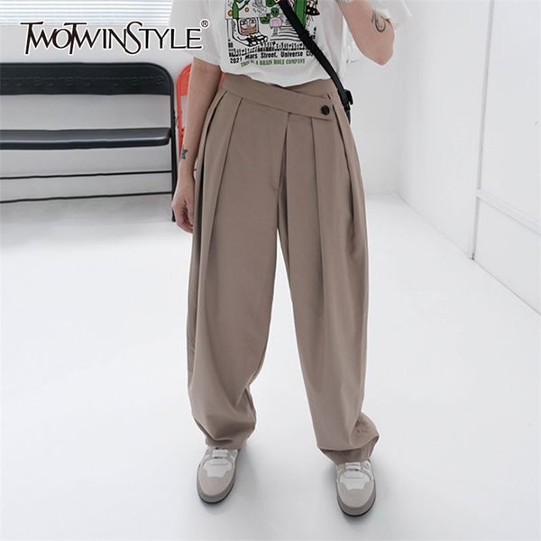 casual loose black trouser for women high waist ruched minimalist pants female fashion clothing spring 210521, Black;white
casual loose black trouser for women high waist ruched minimalist pants female fashion clothing spring 210521, Black;white