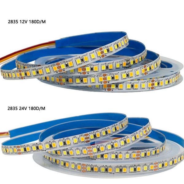 strips 5m cct dimmable led strip light dual color smd2835 12v 24v dc ww cw temperature adjustable flexible tape ribbon
strips 5m cct dimmable led strip light dual color smd2835 12v 24v dc ww cw temperature adjustable flexible tape ribbon