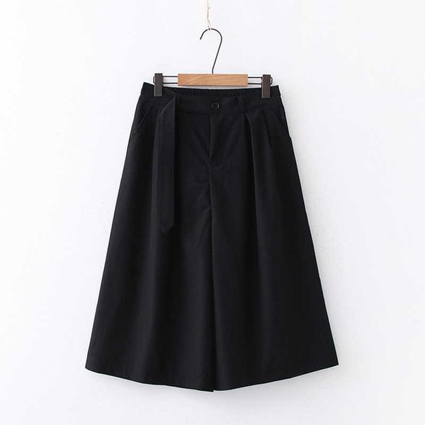 women's pants & capris korean style literary cute button elastic high waist wide leg women autumn summer trousers casual loose cul, Black;white
women's pants & capris korean style literary cute button elastic high waist wide leg women autumn summer trousers casual loose cul, Black;white