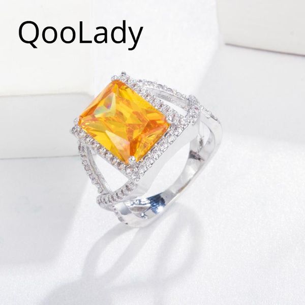 qoolady gorgeous big square shape yellow cz crystal wide bridal wedding bands engagement party rings for women jewelry f076, Slivery;golden
qoolady gorgeous big square shape yellow cz crystal wide bridal wedding bands engagement party rings for women jewelry f076, Slivery;golden