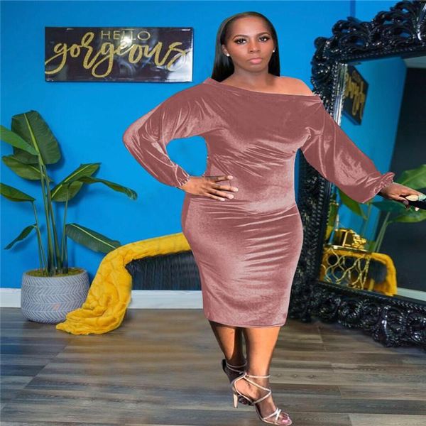 casual dresses autumn winter women solid velvet bodycon dress full sleeve party club night, Black;gray
casual dresses autumn winter women solid velvet bodycon dress full sleeve party club night, Black;gray