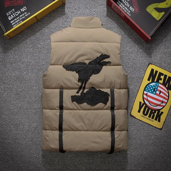 men's vests stylish autumn winter vest men hood warm sleeveless jacket waistcoat homme fashion casual coats mens, Black;white
men's vests stylish autumn winter vest men hood warm sleeveless jacket waistcoat homme fashion casual coats mens, Black;white