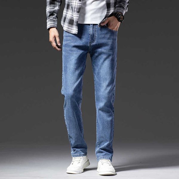 fattening autumn 2021 loose straight jeans men's simple and versatile long pants men, Blue
fattening autumn 2021 loose straight jeans men's simple and versatile long pants men, Blue