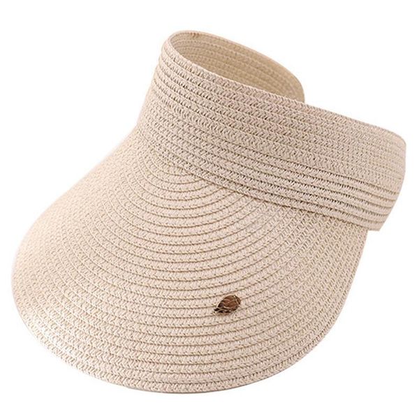 women ladies breathable weave straw empty beach cap solid color large wide brim uv protection sun visor hat hats, Blue;gray
women ladies breathable weave straw empty beach cap solid color large wide brim uv protection sun visor hat hats, Blue;gray