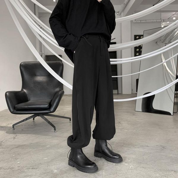 men's pants spring summer formal suit men korean fashion loose casual harajuku streetwear hip-hop straight leg, Black
men's pants spring summer formal suit men korean fashion loose casual harajuku streetwear hip-hop straight leg, Black