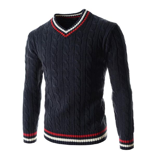 men's sweaters 2021 fashionable clothes v-neck solid color striped sweater korean style college loose knit pullover, White;black
men's sweaters 2021 fashionable clothes v-neck solid color striped sweater korean style college loose knit pullover, White;black