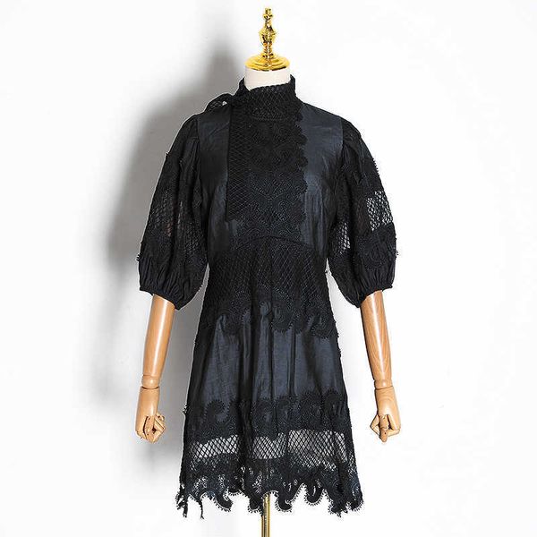 luxury evening dress heavy industry lace 2021 early spring fashion texture celebrity style solid color hollow out embroidered lantern sleeve, Black;gray
luxury evening dress heavy industry lace 2021 early spring fashion texture celebrity style solid color hollow out embroidered lantern sleeve, Black;gray