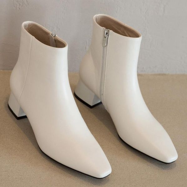boots plus size 33-43 women's genuine leather thick low heel pointed toe autumn ankle side zip female soft comfort short shoes, Black
boots plus size 33-43 women's genuine leather thick low heel pointed toe autumn ankle side zip female soft comfort short shoes, Black