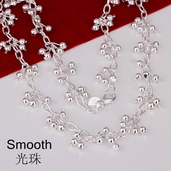 chains korean fashion 925 sterling silver beads necklaces for women luxury designer jewelry holiday gifts
chains korean fashion 925 sterling silver beads necklaces for women luxury designer jewelry holiday gifts