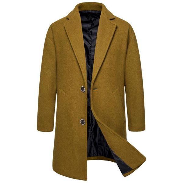 men's wool & blends autumn trend mens woolen jacket coat solid color winter long trench men fashion jackets overcoat, Black
men's wool & blends autumn trend mens woolen jacket coat solid color winter long trench men fashion jackets overcoat, Black