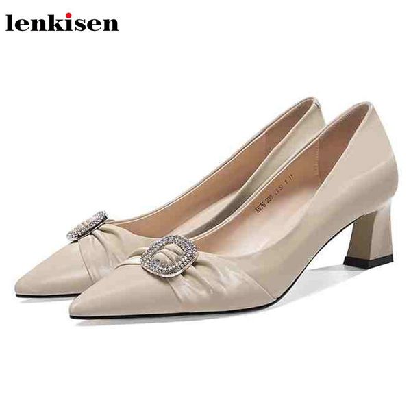 dress shoes lenkisen gorgeous crystal decorations pointed toe slip on cow leather high heels solid mature women party dating pumps l76, Black
dress shoes lenkisen gorgeous crystal decorations pointed toe slip on cow leather high heels solid mature women party dating pumps l76, Black