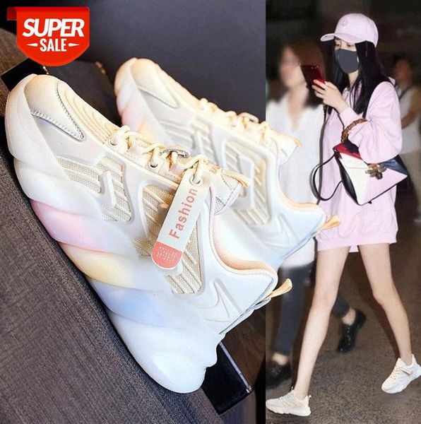 color old shoes female rainbow bottom net celebrity ins trend super all-match thick white #h566
color old shoes female rainbow bottom net celebrity ins trend super all-match thick white #h566