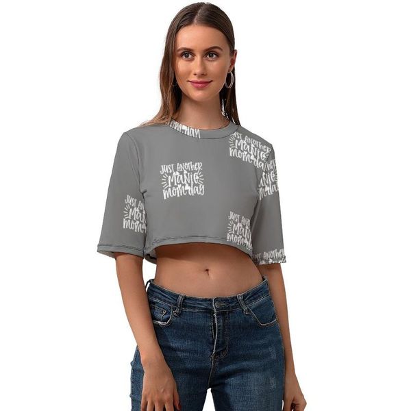 women's t-shirt mom crop t shirt pattern ladies simple summer short sleeve o neck polyester tshirt, White
women's t-shirt mom crop t shirt pattern ladies simple summer short sleeve o neck polyester tshirt, White