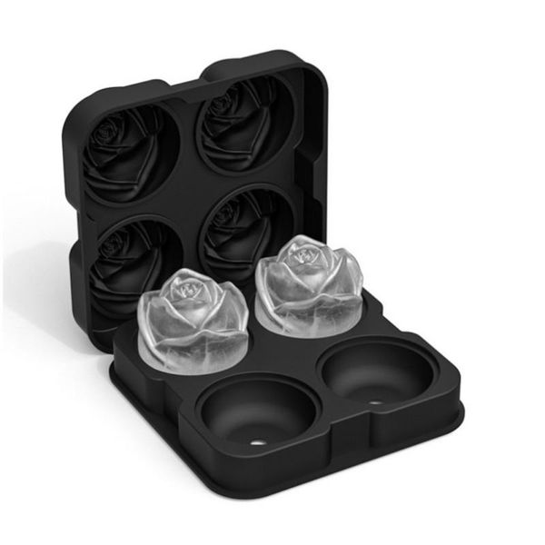 party favor 100% rose ice rubber 4 elevated silicone cubes creative valentine's day gift - black with funnel bar
party favor 100% rose ice rubber 4 elevated silicone cubes creative valentine's day gift - black with funnel bar
