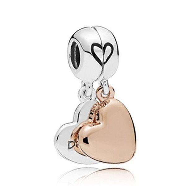 1pcs double heart pendant diy beads adapting to original pandora charm bracelet ladies jewelry making gifts, Silver
1pcs double heart pendant diy beads adapting to original pandora charm bracelet ladies jewelry making gifts, Silver