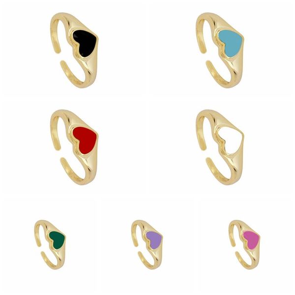 cluster rings canner 925 sterling silver women's simple love-shaped dropping oil open ring for women anniversary gifts s925 anillos, Golden;silver
cluster rings canner 925 sterling silver women's simple love-shaped dropping oil open ring for women anniversary gifts s925 anillos, Golden;silver