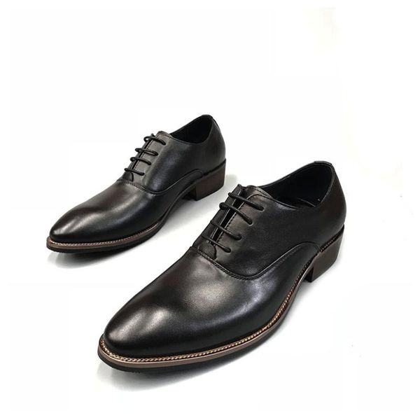 dress shoes business leather casual breathable men's wedding oxfords shoe rubber formal chaussure homme, Black
dress shoes business leather casual breathable men's wedding oxfords shoe rubber formal chaussure homme, Black
