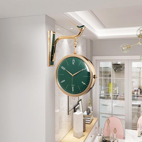 quality resin hanging 3d clock double sides quartz watch home decoration living room silent horloge green wf wall clocks
quality resin hanging 3d clock double sides quartz watch home decoration living room silent horloge green wf wall clocks