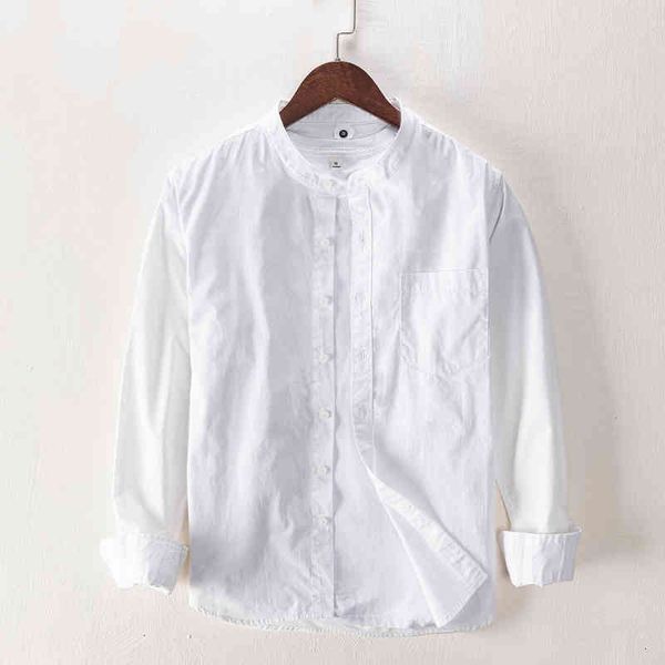 men's t-shirts arrival long-sleeved simple brand stand collar white shirts for men fashion comfortable shirt mens chemise ayvt, White;black
men's t-shirts arrival long-sleeved simple brand stand collar white shirts for men fashion comfortable shirt mens chemise ayvt, White;black
