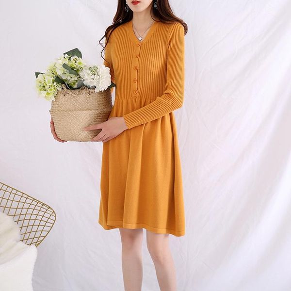 casual dresses jech 2021 spring and autumn cashmere wool dress solid natural knee-length fit flare, Black;gray
casual dresses jech 2021 spring and autumn cashmere wool dress solid natural knee-length fit flare, Black;gray