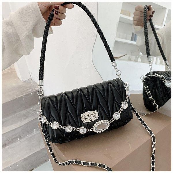 evening bags 2021 weave flap bag women rhinestone crossbody designer brand's handbags messenger tote shoudler clutch hobo-bag
evening bags 2021 weave flap bag women rhinestone crossbody designer brand's handbags messenger tote shoudler clutch hobo-bag