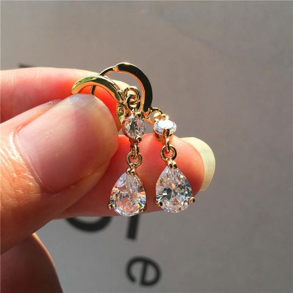 cute female zircon stone hoop earrings fashion gold color double wedding elegant party bride for women & huggie, Golden;silver
cute female zircon stone hoop earrings fashion gold color double wedding elegant party bride for women & huggie, Golden;silver