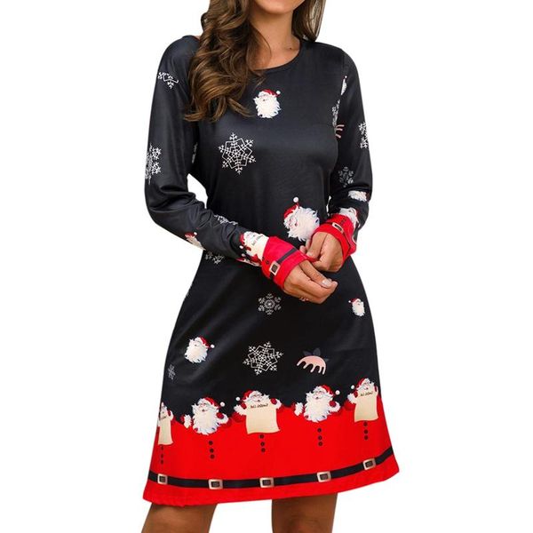 casual dresses s-5xl plus size christmas dress women long sleeve o-neck print winter year party fashion midi cartoon femme vestidos, Black;gray
casual dresses s-5xl plus size christmas dress women long sleeve o-neck print winter year party fashion midi cartoon femme vestidos, Black;gray
