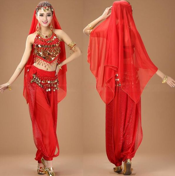 est bollywood belly dance costumes for women 6 color lady dancing wear practice/performance stage, Black;red
est bollywood belly dance costumes for women 6 color lady dancing wear practice/performance stage, Black;red