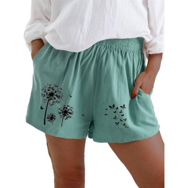 women's shorts summer women casual high waist short pants ladies pocket cotton linen loose vintage dandelion butterfly print, White;black
women's shorts summer women casual high waist short pants ladies pocket cotton linen loose vintage dandelion butterfly print, White;black