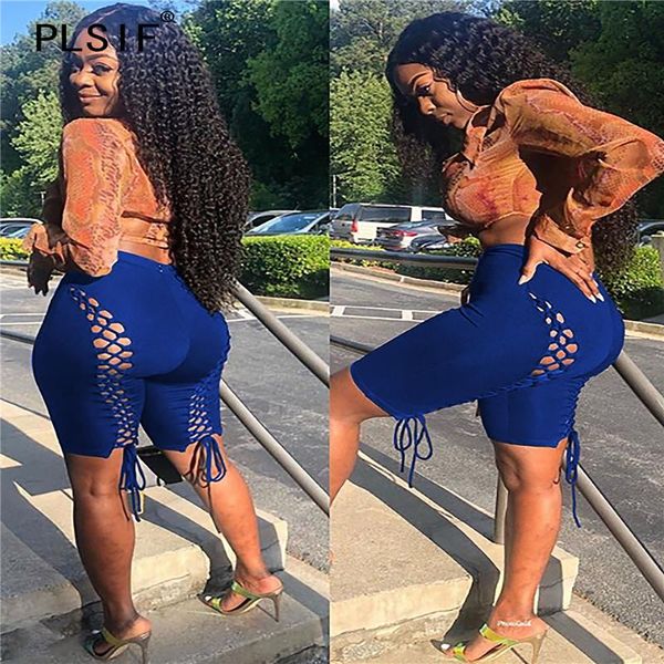 style hollow out design lace-up lady shorts 3 color tight streetwear trend women's, White;black
style hollow out design lace-up lady shorts 3 color tight streetwear trend women's, White;black