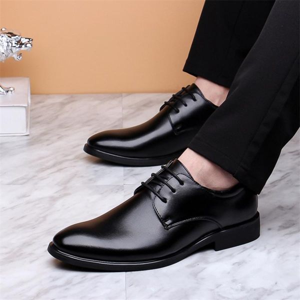 dress shoes pu leather fashion men business loafers pointy black oxford breathable formal wedding
dress shoes pu leather fashion men business loafers pointy black oxford breathable formal wedding