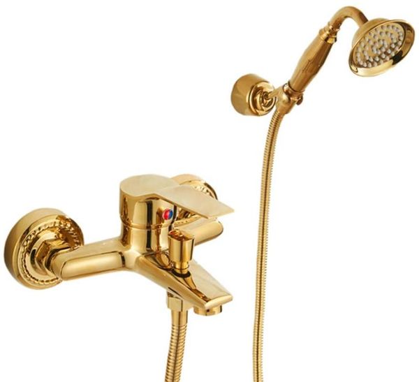bathroom luxury brass gold wall mount hand held rainfall shower faucet system mixer set sets
bathroom luxury brass gold wall mount hand held rainfall shower faucet system mixer set sets