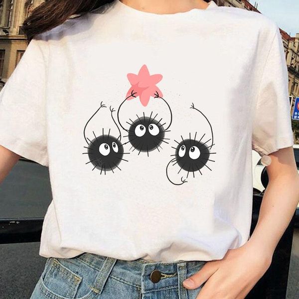 women's t-shirt totoro harajuku kawaii t shirt women ullzang cute anime graphic vintage 90s tshirt vogue tees female, White
women's t-shirt totoro harajuku kawaii t shirt women ullzang cute anime graphic vintage 90s tshirt vogue tees female, White