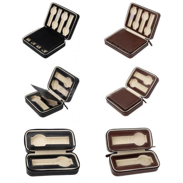 watch boxes & cases 2 slot luxury pu leather portable travel case collector storage zipper box, Black;blue
watch boxes & cases 2 slot luxury pu leather portable travel case collector storage zipper box, Black;blue