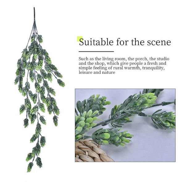 decorative flowers & wreaths artificial pine nut garland simulation plant vine wall hanging plastic rattan home decor
decorative flowers & wreaths artificial pine nut garland simulation plant vine wall hanging plastic rattan home decor