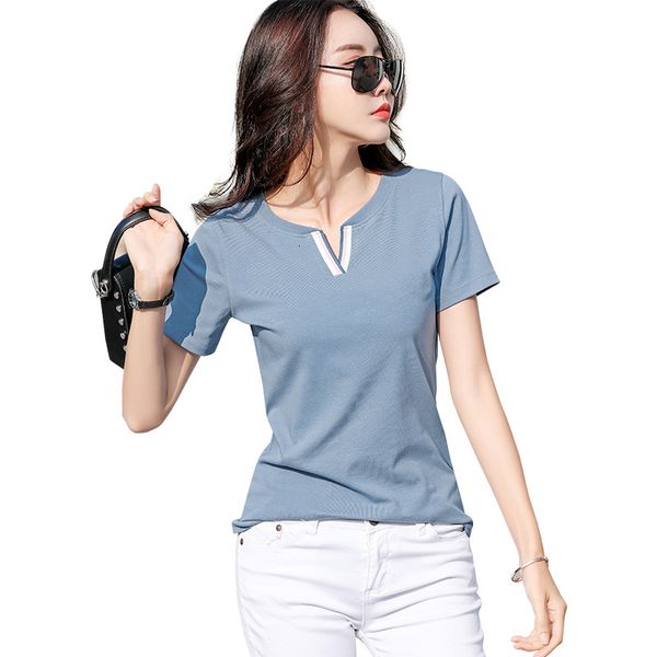 women's t-shirt new hipster cotton womens patchwork v-neck contrasting colors ladies summer s slim clothes female ee femme al2z, White
women's t-shirt new hipster cotton womens patchwork v-neck contrasting colors ladies summer s slim clothes female ee femme al2z, White