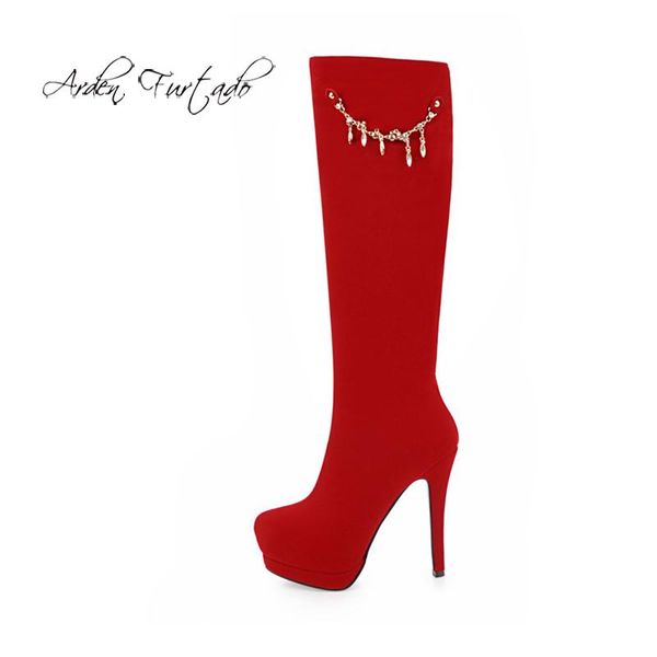 arden furtado 2021 fashion winter round toe stilettos heels waterproof side zipper women's shoe elegant knee high boots, Black
arden furtado 2021 fashion winter round toe stilettos heels waterproof side zipper women's shoe elegant knee high boots, Black