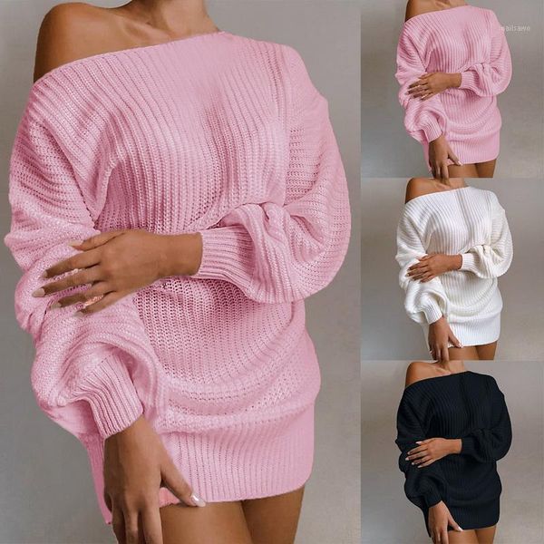 casual dresses fashion women solid lantern sleeve off shoulder long sleeves knitted sweater dress spring autumn 2021 vestido, Black;gray
casual dresses fashion women solid lantern sleeve off shoulder long sleeves knitted sweater dress spring autumn 2021 vestido, Black;gray