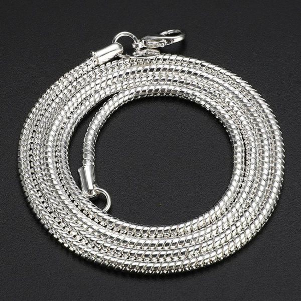 chains fashion 16/18/ 20/22/ 24 inch 3mm snake chain necklace for men women lobster clasp choker collier jewelry, Silver
chains fashion 16/18/ 20/22/ 24 inch 3mm snake chain necklace for men women lobster clasp choker collier jewelry, Silver