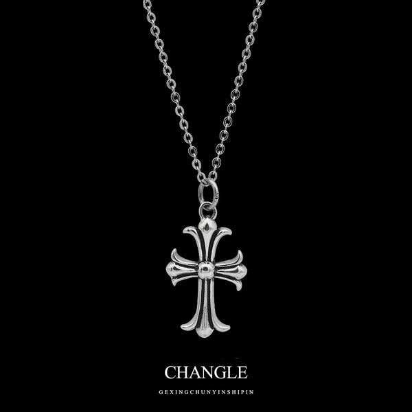 hearts/chrome classic crosin ch cale ins hip hop net red 925 sterling silver pendant cross sweater chain harajuku cool wind necklace female
hearts/chrome classic crosin ch cale ins hip hop net red 925 sterling silver pendant cross sweater chain harajuku cool wind necklace female