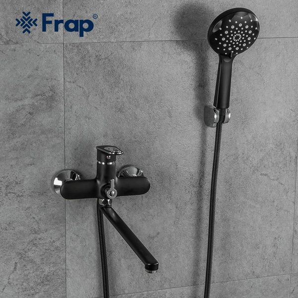 frap 1set 35cm outlet pipe black bath shower faucet head bathroom tap chrome bathtub f2249-6 sets
frap 1set 35cm outlet pipe black bath shower faucet head bathroom tap chrome bathtub f2249-6 sets