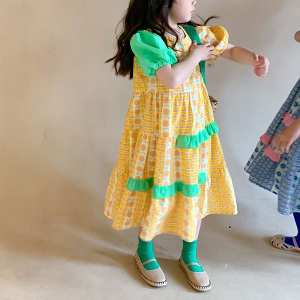 girls fashion dress puff sleeve summer casual dress for party kids loose clothing childrens sundress printing dresses 2022 new, Red;yellow
girls fashion dress puff sleeve summer casual dress for party kids loose clothing childrens sundress printing dresses 2022 new, Red;yellow
