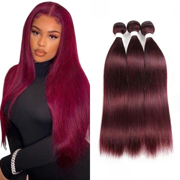 brazilian straight burgundy hair bundles #99j bold red 3/4pcs human hair weave bundle non remy extensions, Black
brazilian straight burgundy hair bundles #99j bold red 3/4pcs human hair weave bundle non remy extensions, Black
