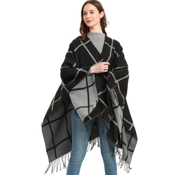 scarves warm reversible for women winter autumn shawl plaid oversized pashmina shawls mujer bufanda soft thick wrap chal, Blue;gray
scarves warm reversible for women winter autumn shawl plaid oversized pashmina shawls mujer bufanda soft thick wrap chal, Blue;gray