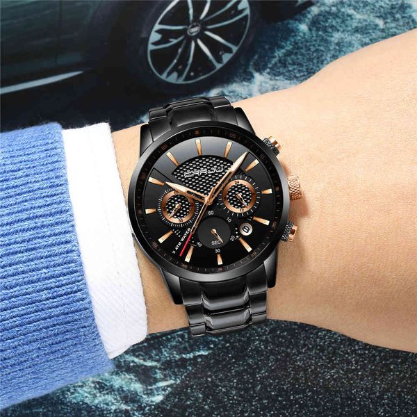 2020 crrju men watch men quartz wristwatch stainless steel waterproof male clock wrist chronograph relogio masculino hodinky1, Slivery;brown
2020 crrju men watch men quartz wristwatch stainless steel waterproof male clock wrist chronograph relogio masculino hodinky1, Slivery;brown